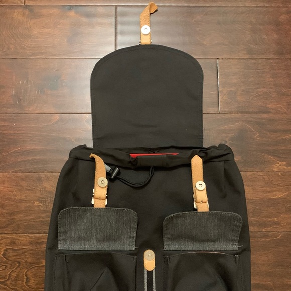 Herschel Dawson Black/Grey Denim Backpack-20.5L - Picture 4 of 12
